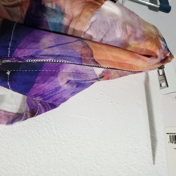 GUESS Carnivale Wash Bustier Crop Top L - Picture 7 of 7